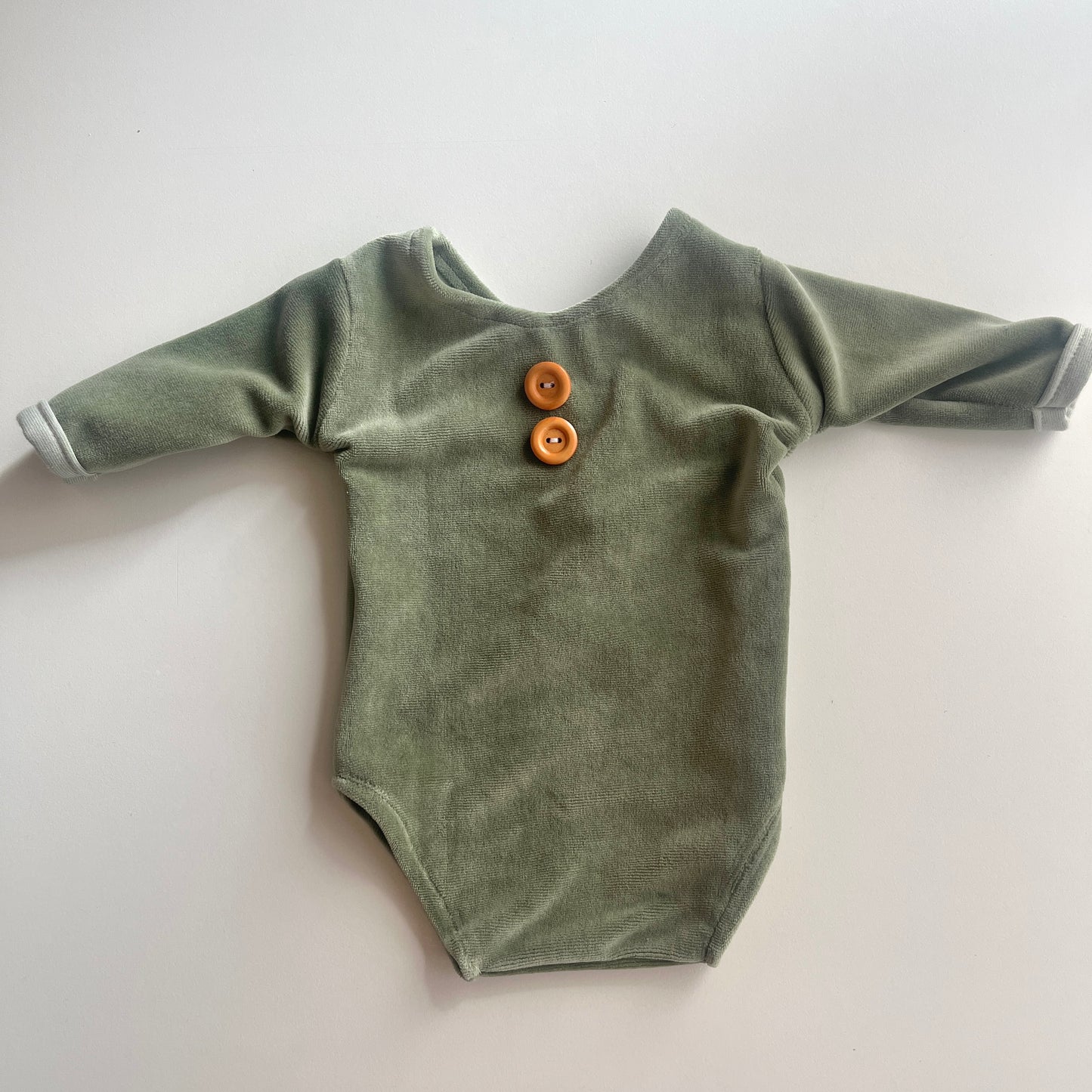 Noah velvet olive Newborn Photography Props