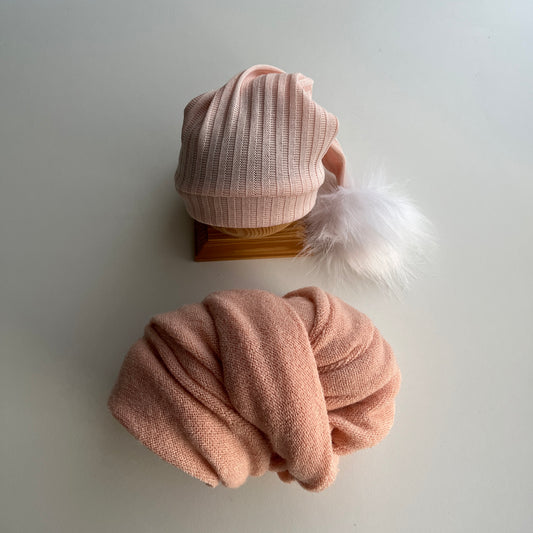 Newborn hat with wrap Newborn Photography Props 14