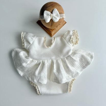 Martha boho cream Newborn  Photography Props