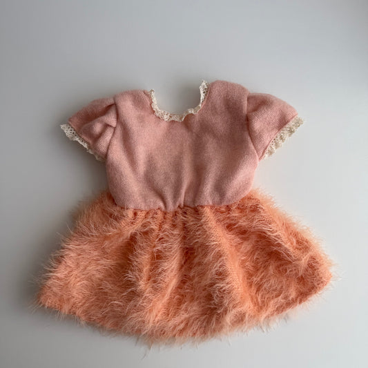 Peach Whisper Newborn Dress