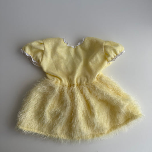 Lemon Cloud Newborn Dress