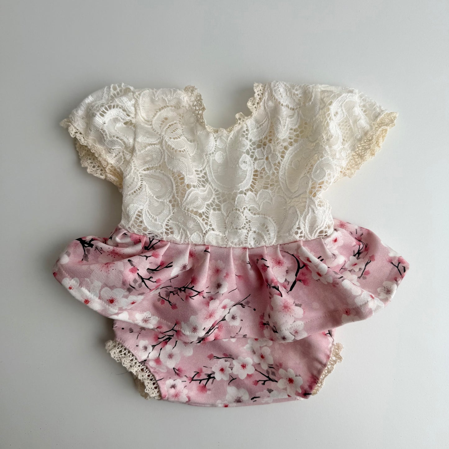 Lace Newborn Set – Blossom Pink