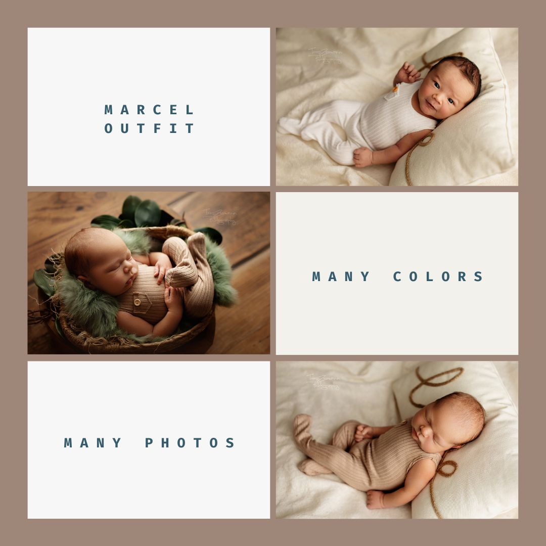 Marcel boho Newborn Photography Props