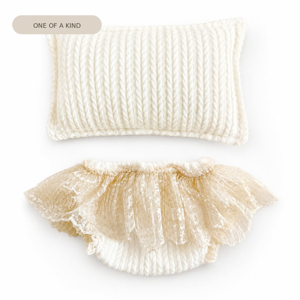 Amelia Lace Bloomer Set – Milk