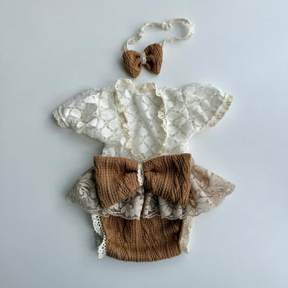 Amey cream & beige new Newborn Photography Prop - Beige