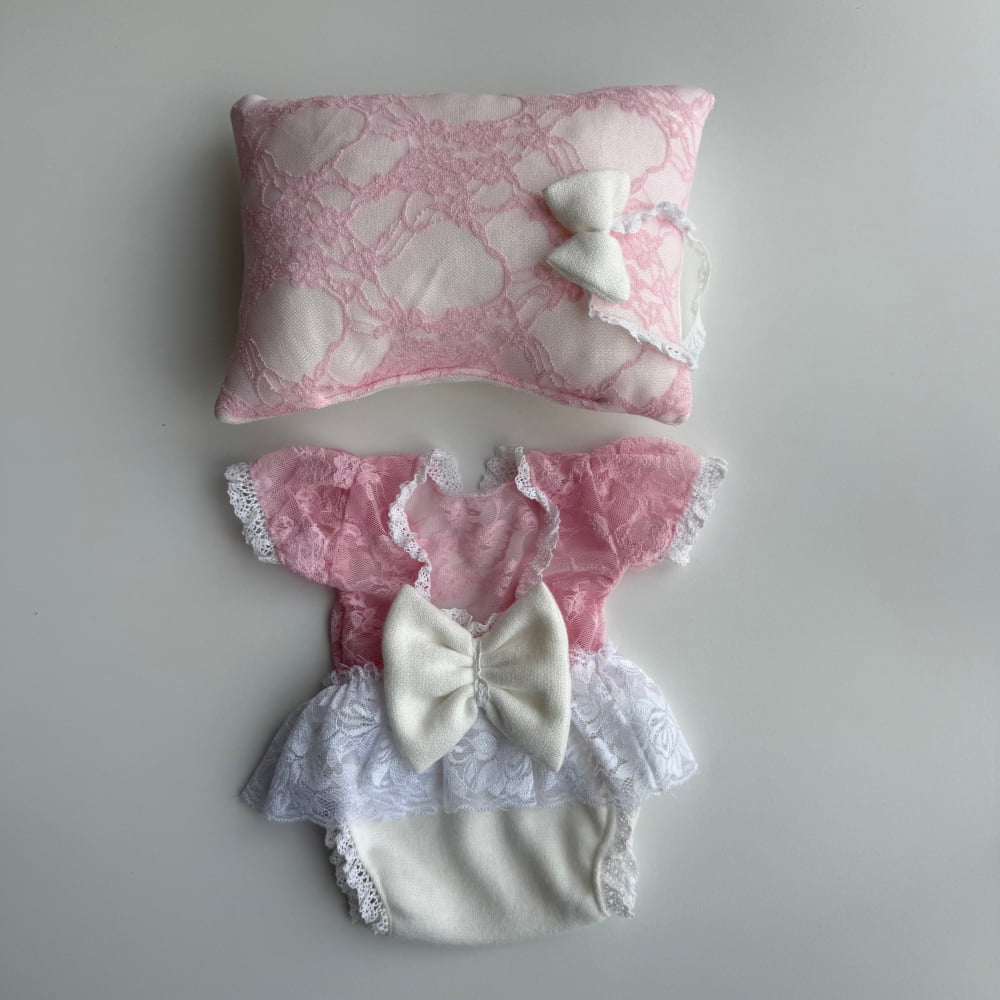 Amey newborn photography props - Pink