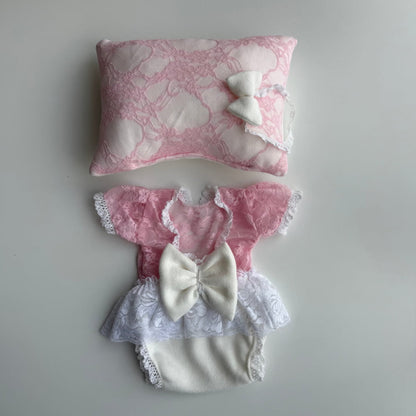 Amey newborn photography props - Pink