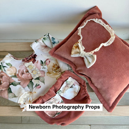 Anabelle rusty floverNewborn Photography Prop Outfit