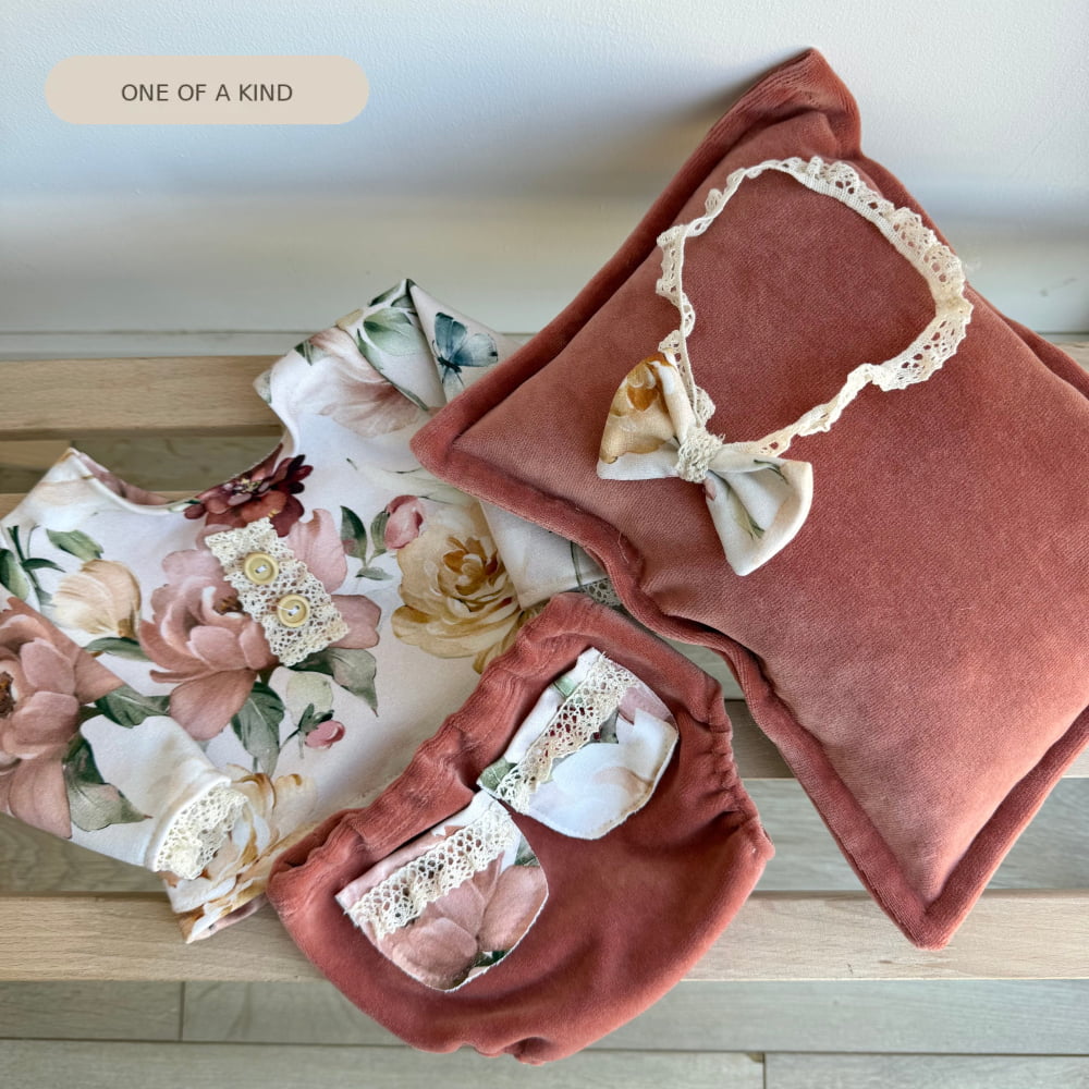 Anabelle rusty floverNewborn Photography Prop Outfit