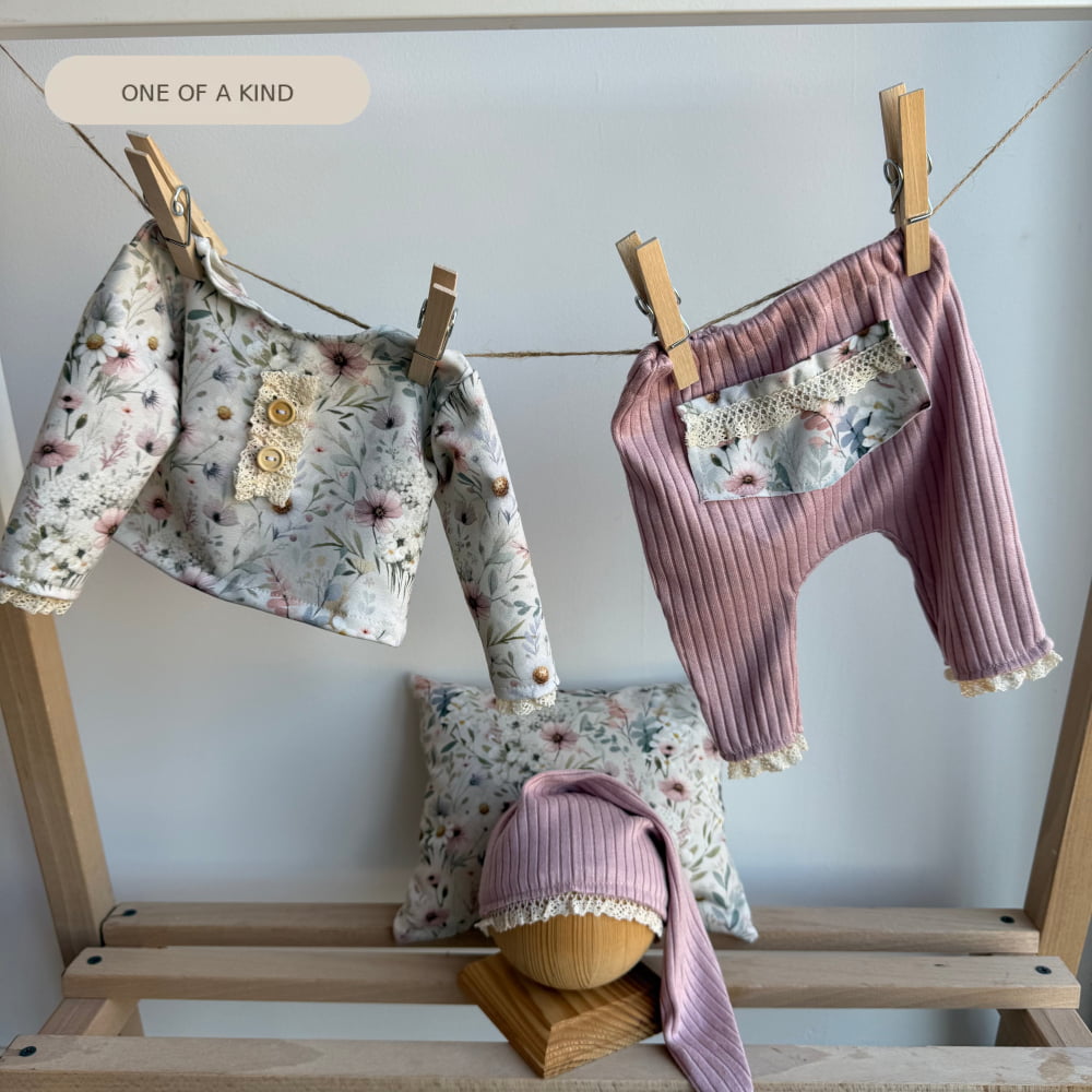 Anabelle spring Newborn Photography Prop Outfit For Girl