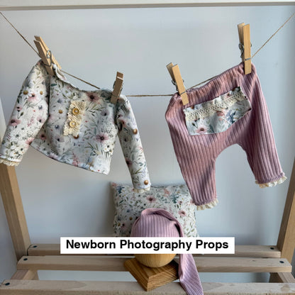 Anabelle spring Newborn Photography Prop Outfit For Girl