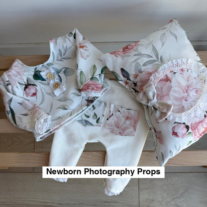 Anabelle summer Newborn Photography Prop Outfit For Girl