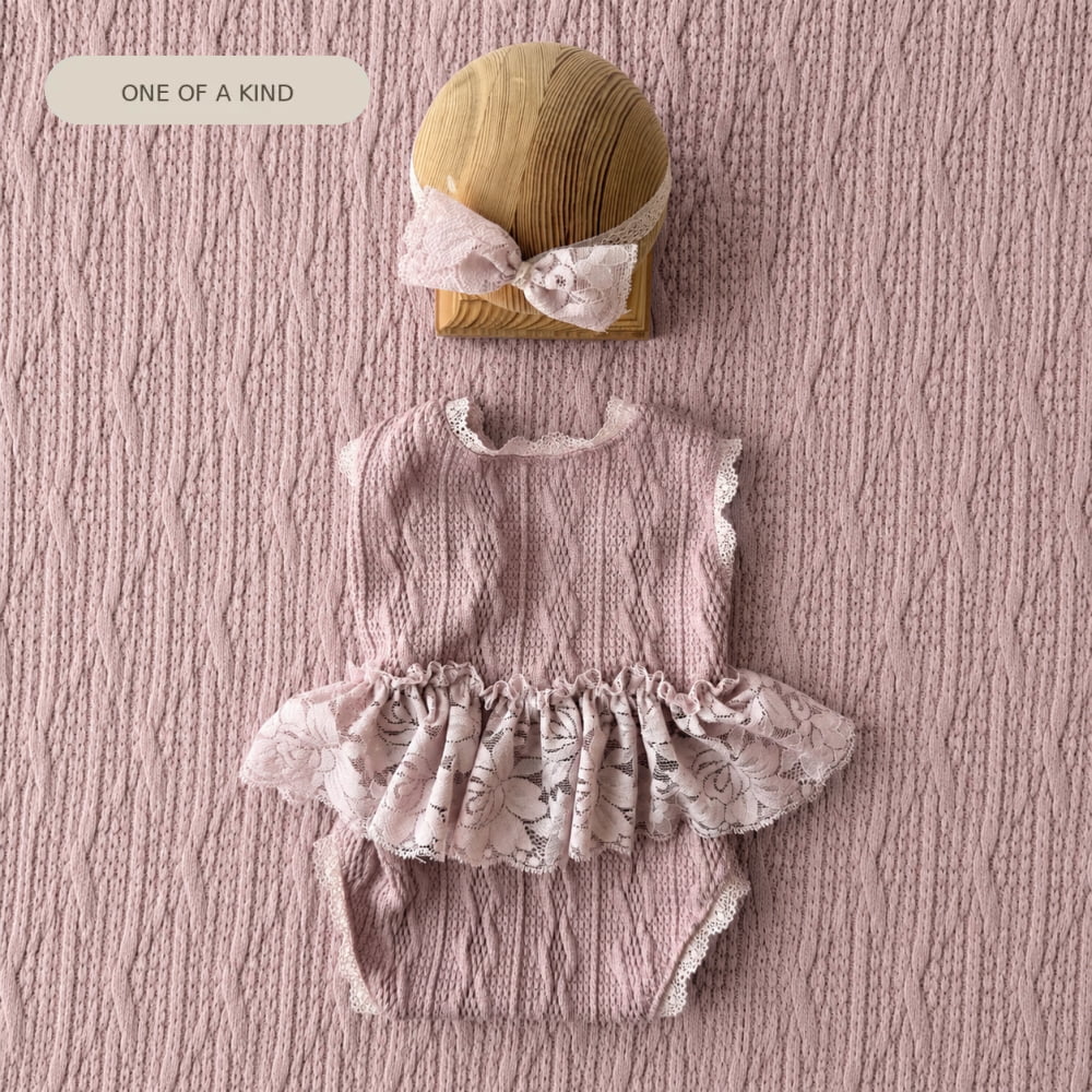 Aneta Braid Set Pink Newborn Photography Prop