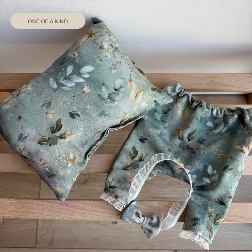 Aneta mint flower Newborn Photography Props