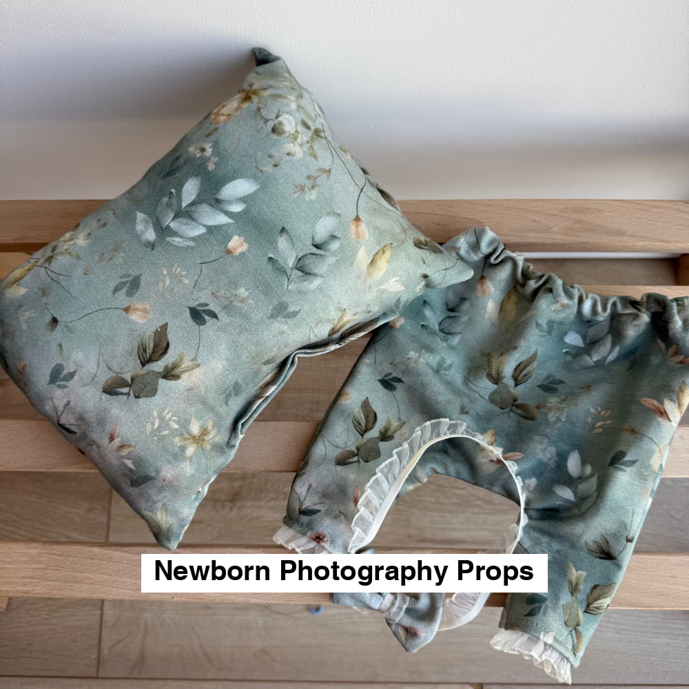 Aneta mint flower Newborn Photography Props