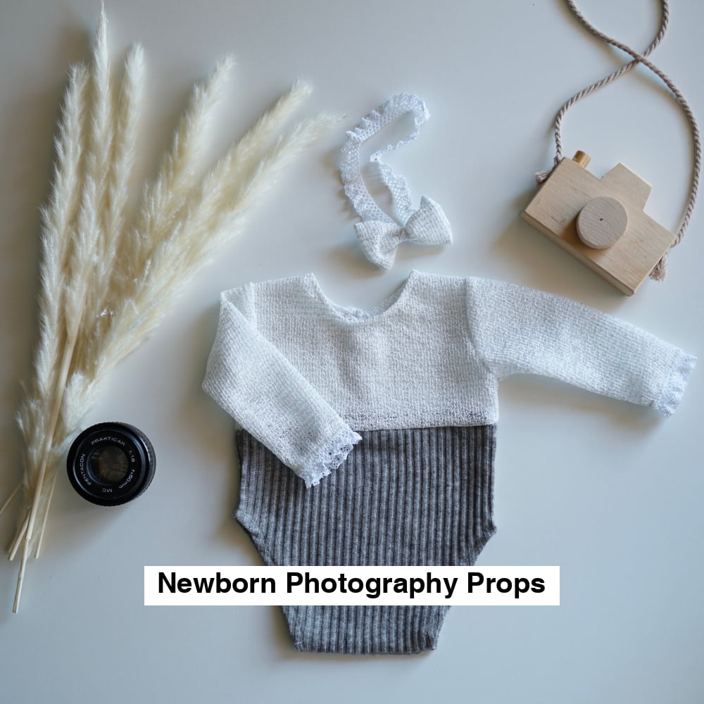 Anne grey Newborn Photography Prop Outfit For Girl