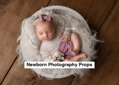 Anne velvet Newborn or sitter Photography Prop Outfit For Girl