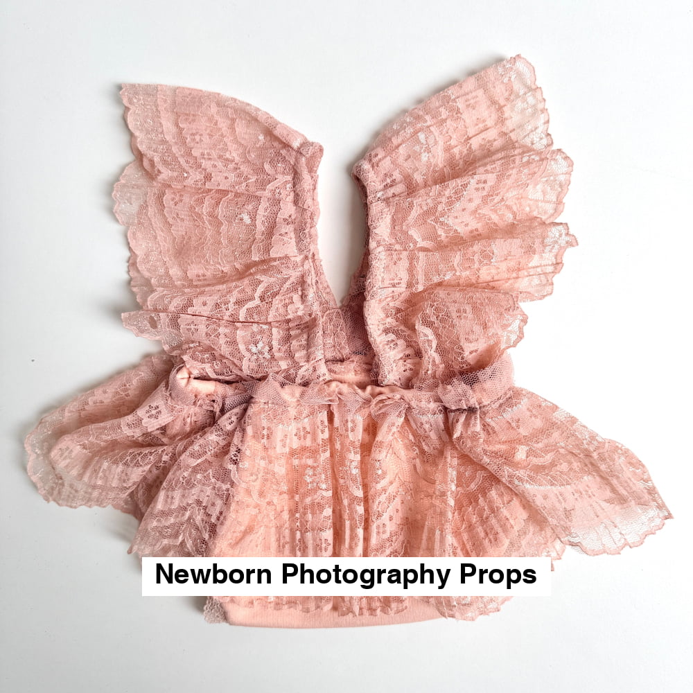 Arabella Lace Romper – Blush