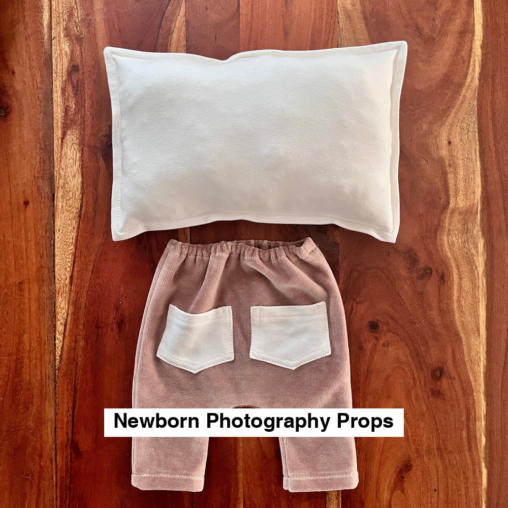 Beige2and cream Newborn Photography Props