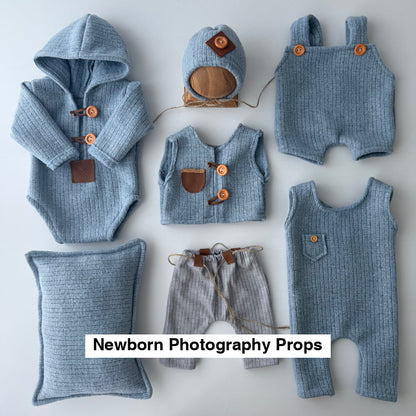 Blue Collection Newborn Photography Prop