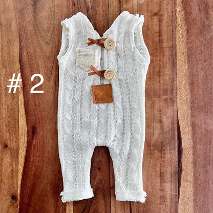 Boho Braid cream Newborn Photography Prop - Newborn / 2