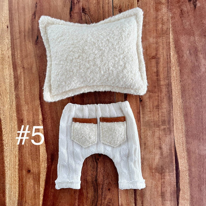 Boho Braid cream Newborn Photography Prop - Newborn / 5
