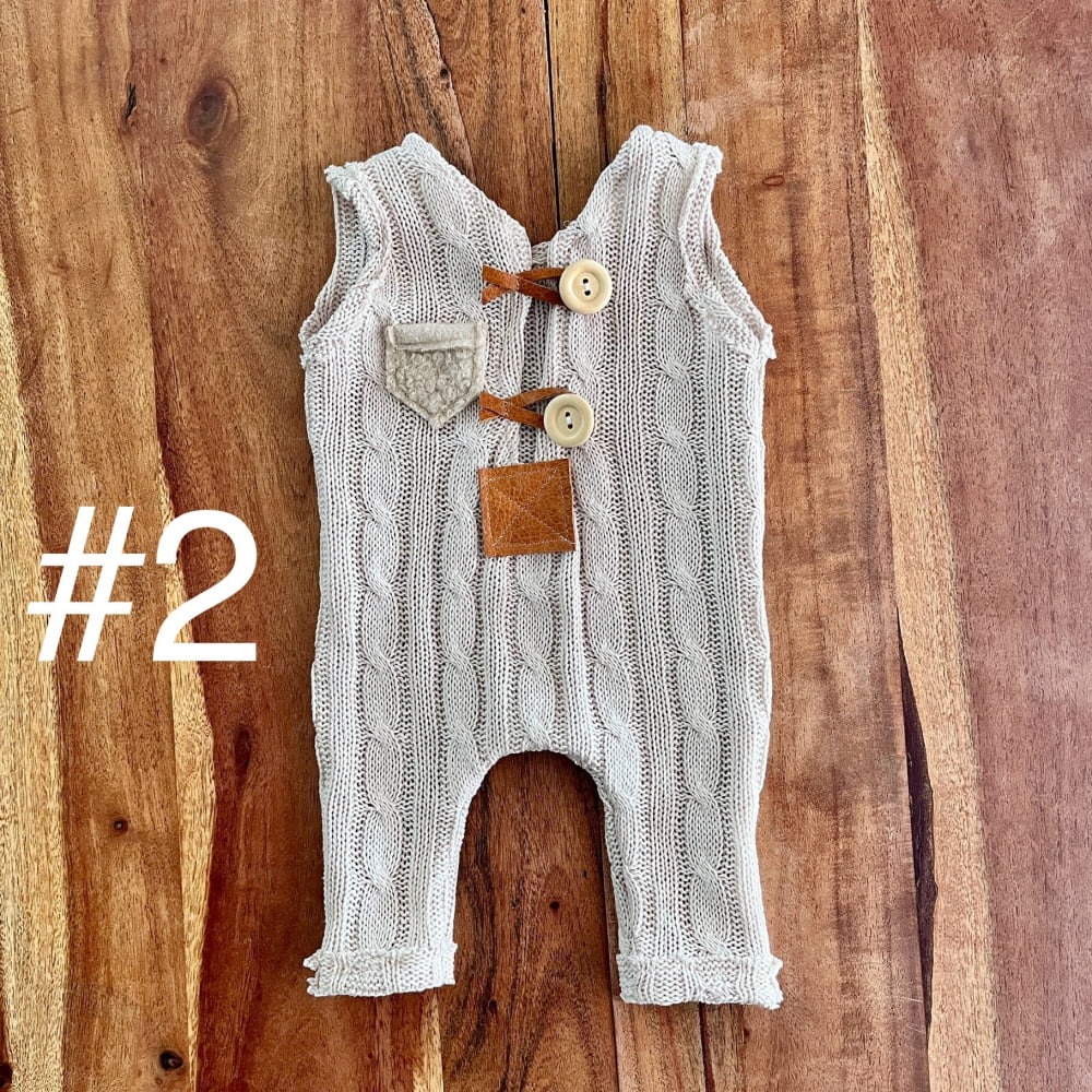 Boho Braid Milkshake Newborn Sitter Photography Props - Newborn / 2