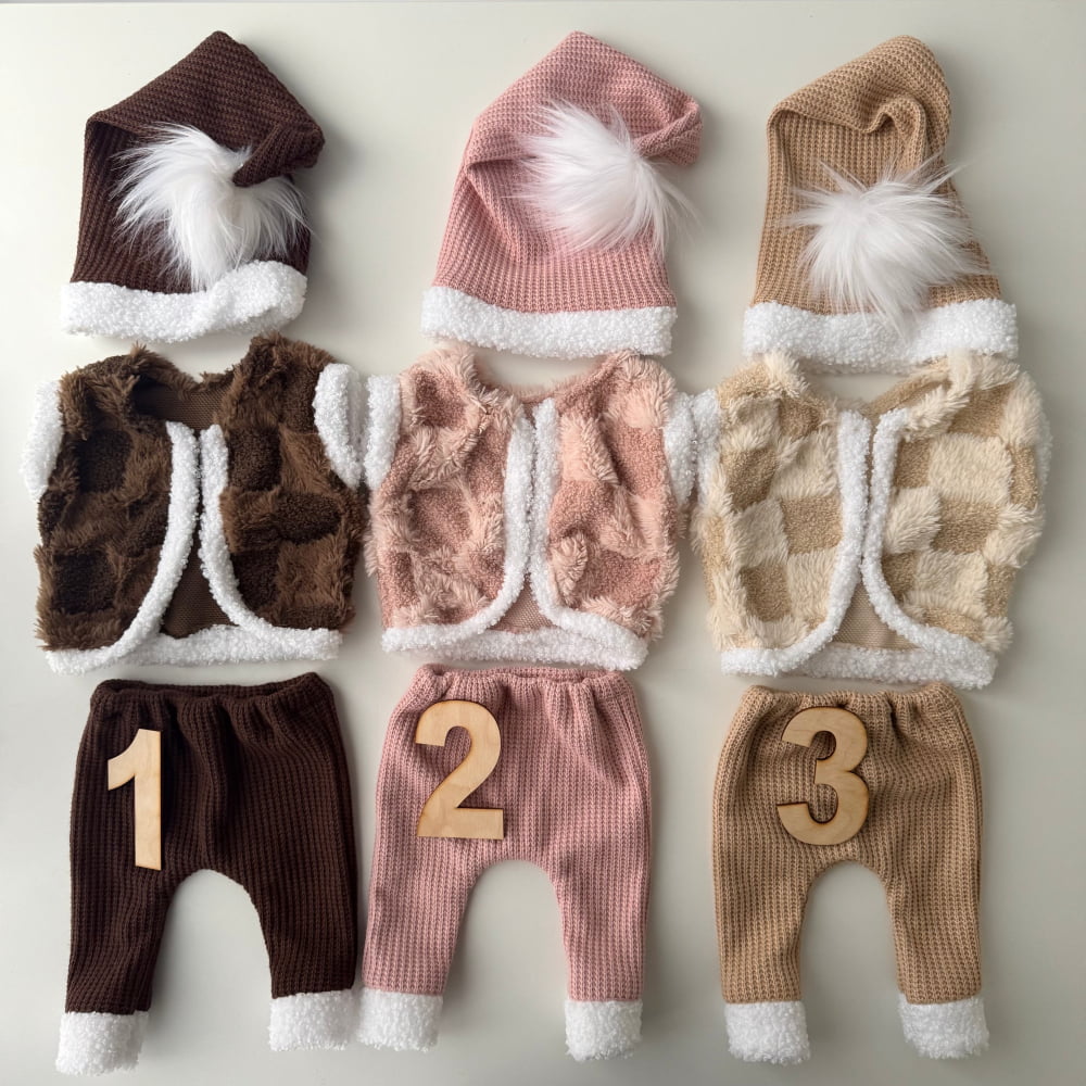Boho Christmas set Newborn Photo Props