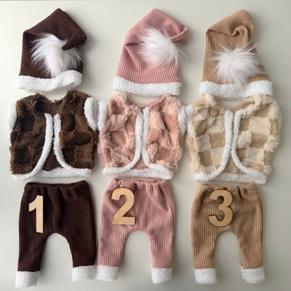 Boho Christmas set Newborn Photo Props