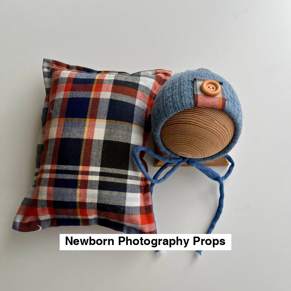 Bonnet with pillow Newborn Photography Props 14