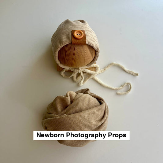 Bonnet with wrap Newborn Photography Props 22