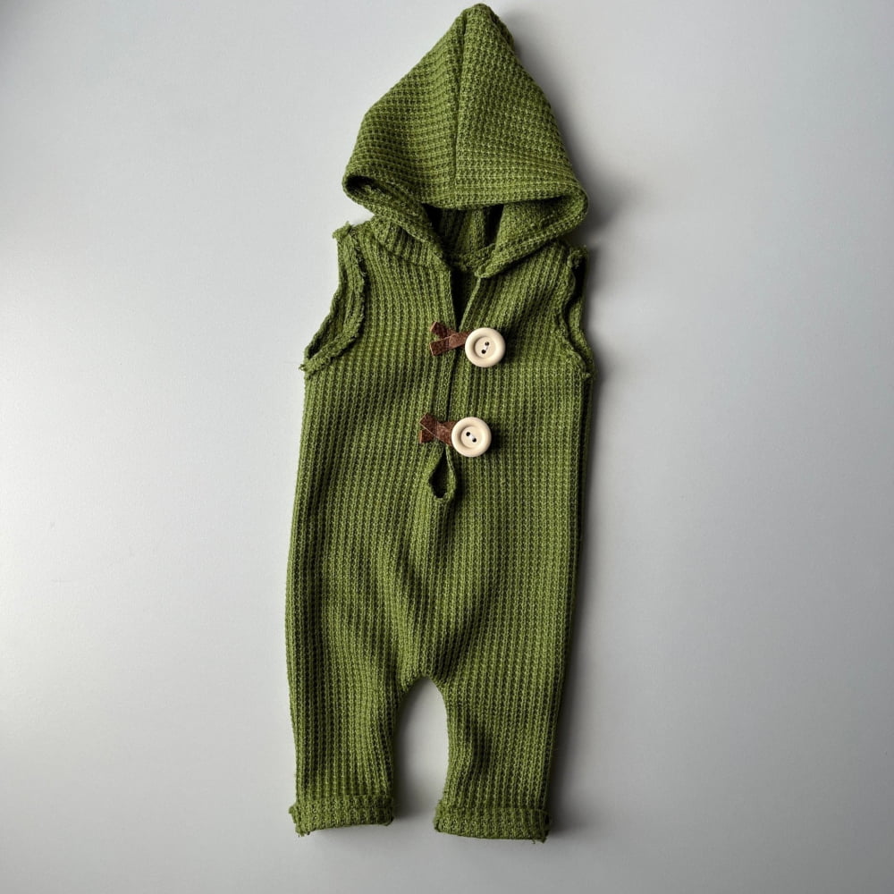 Brown green Hood Newborn or sitter Photography Props