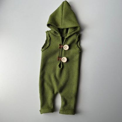Brown green Hood Newborn or sitter Photography Props