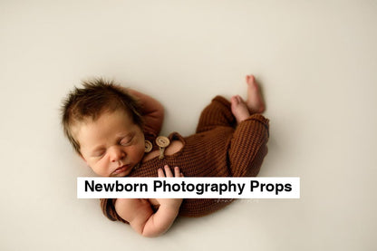 Brown green Hood Newborn or sitter Photography Props