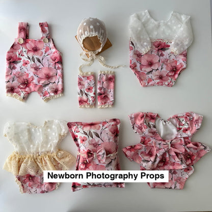 Coral Blossom Collection Newborn Photography Prop