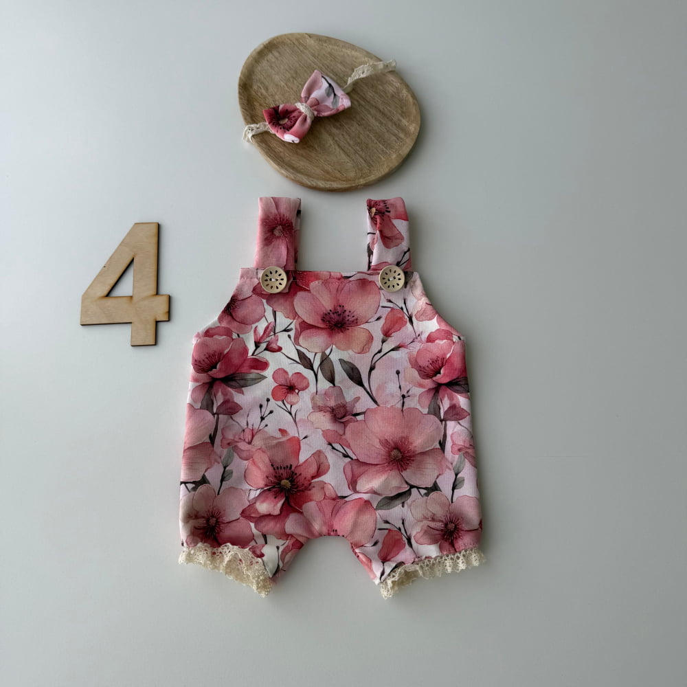 Coral Blossom Collection Newborn Photography Prop - 4