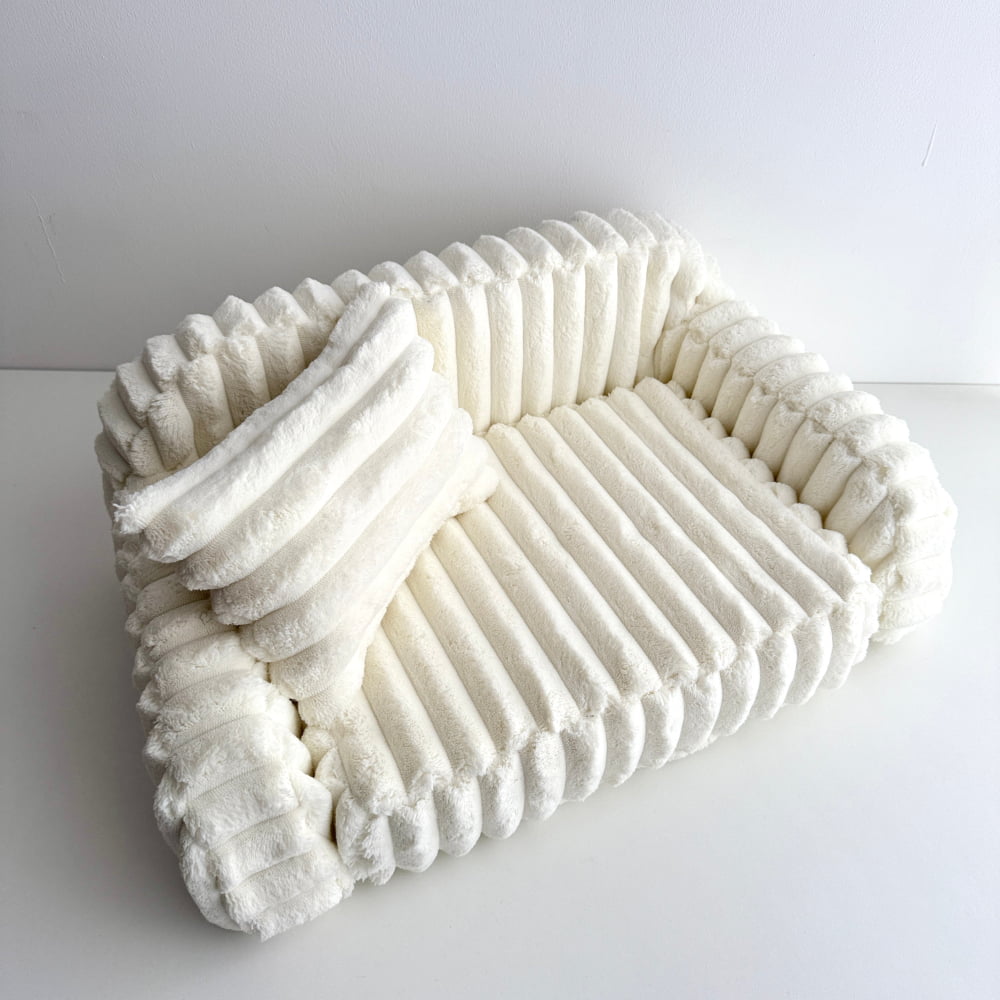 Cream Newborn Photography Bed – 3-in-1 Photo Prop Made to Order • 5 Business Days