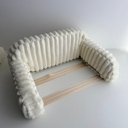 Cream Newborn Photography Bed – 3-in-1 Photo Prop Made to Order • 5 Business Days