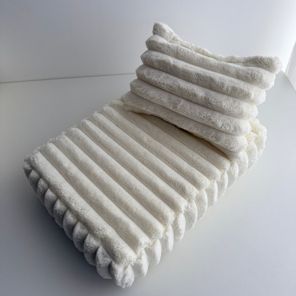 Cream Newborn Photography Bed – 3-in-1 Photo Prop Made to Order • 5 Business Days