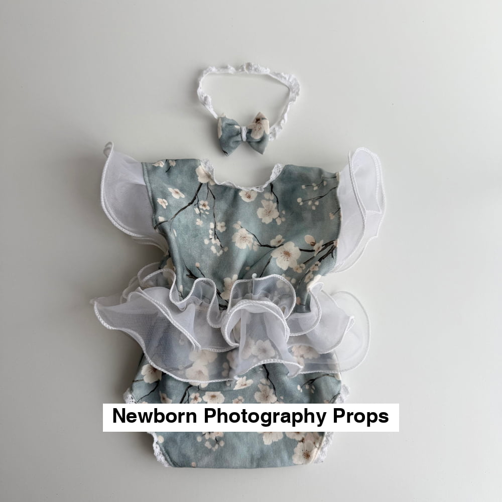 Floral Grace newborn photo props