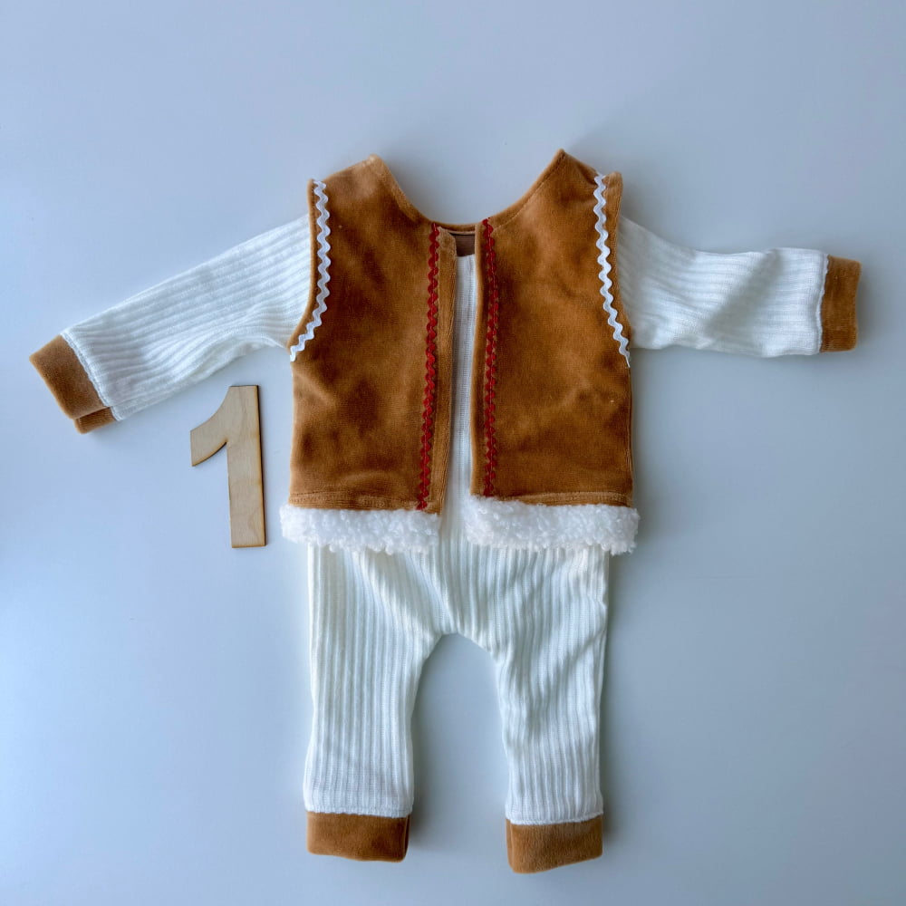Gingerbread man Collection Newborn Photography Props - 1 / Newborn