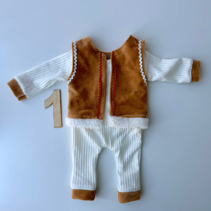 Gingerbread man Collection Newborn Photography Props - 1 / Newborn