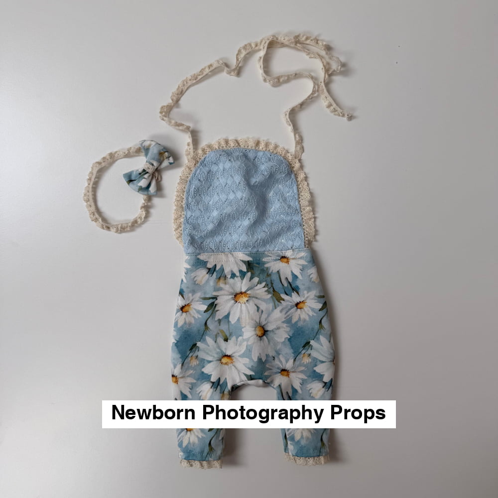Girl daisy Pants Baby Newborn Photography Pro
