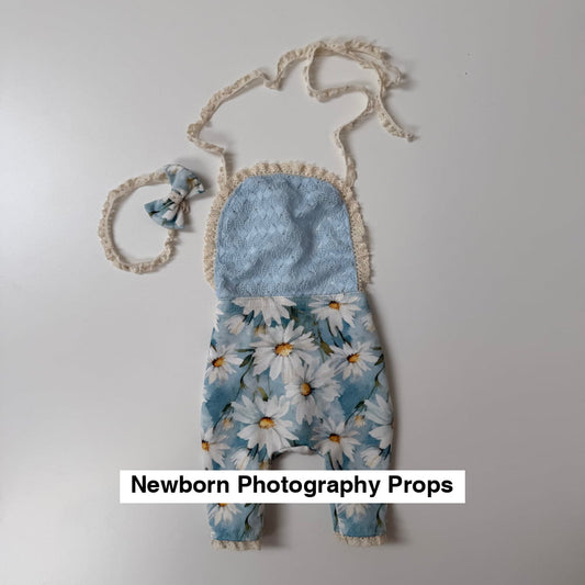 Girl daisy Pants Baby Newborn Photography Pro
