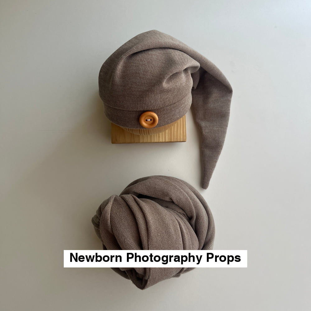 Hat with wrap Newborn Photography Props 12