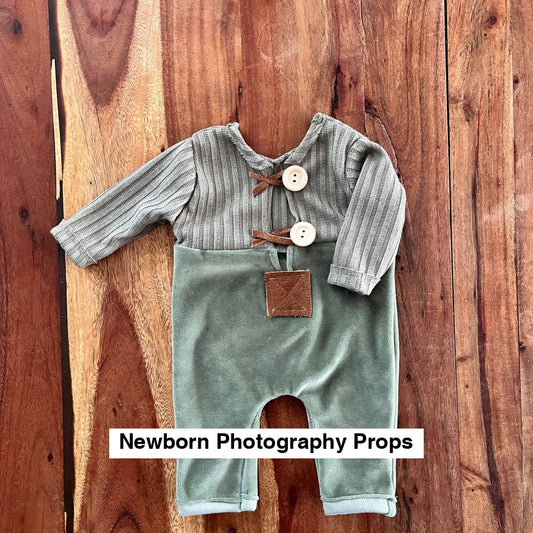 James Boho mint Newborn Photography Props