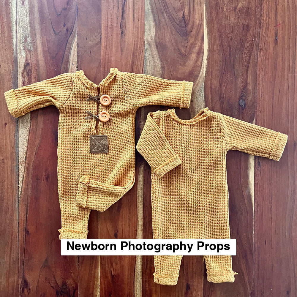 James3 Boho mustard Newborn Photography Props