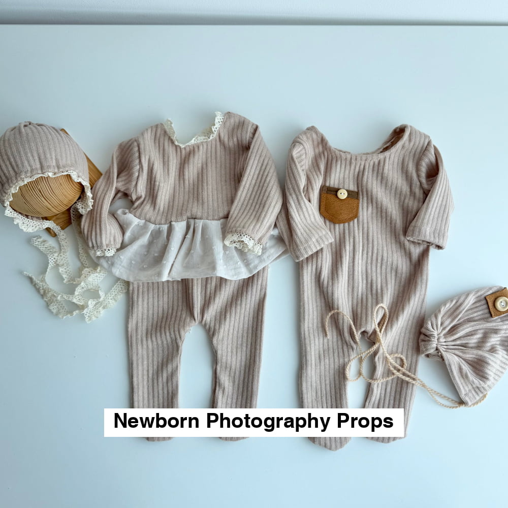 Luca and Lucy Boho fullfit Newborn Photography Props