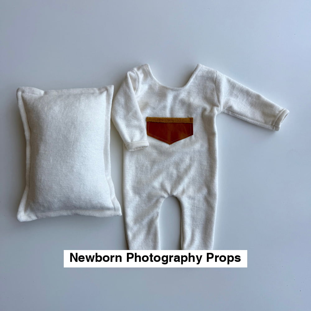 Lucas outfit and pillow Newborn Photography Props