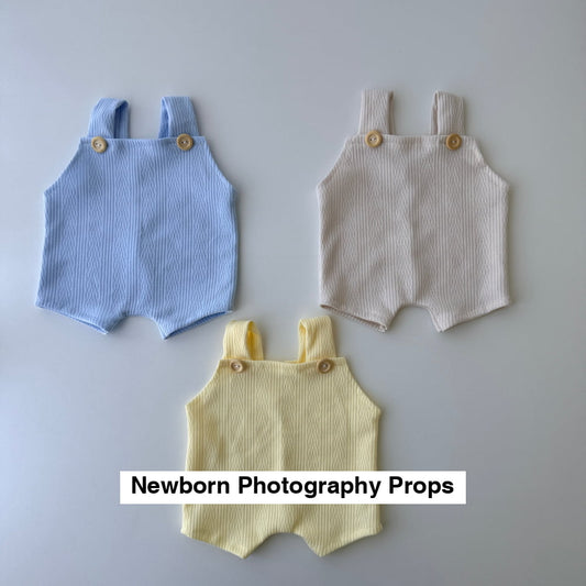 Luna Overall Newborn Romper